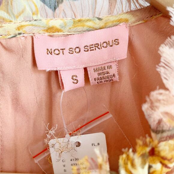 Anthropologie Amaranth Puff-Sleeved Mini Dress Small Pink NWT - Picture 6 of 8